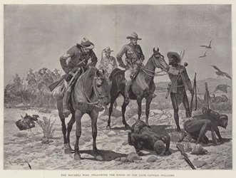 De Matabili Oorlog, het volgen van het Spoor van wijlen Kapitein Williams